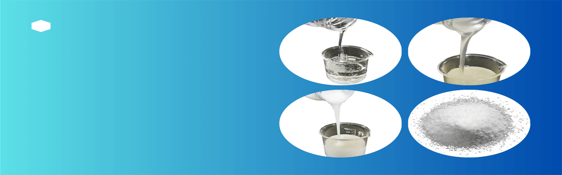 INVINO product showcase showing silicone, fatty alcohol, polyether, and mineral oil defoamer liquid samples in laboratory beakers
