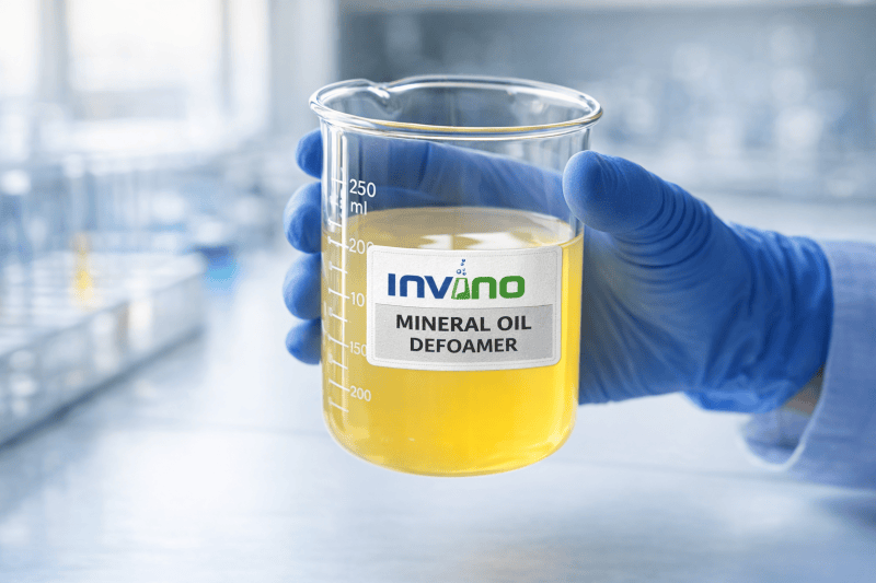 Cost-effective mineral oil defoamer compound by INVINO for waterborne paints adhesives and mining flotation