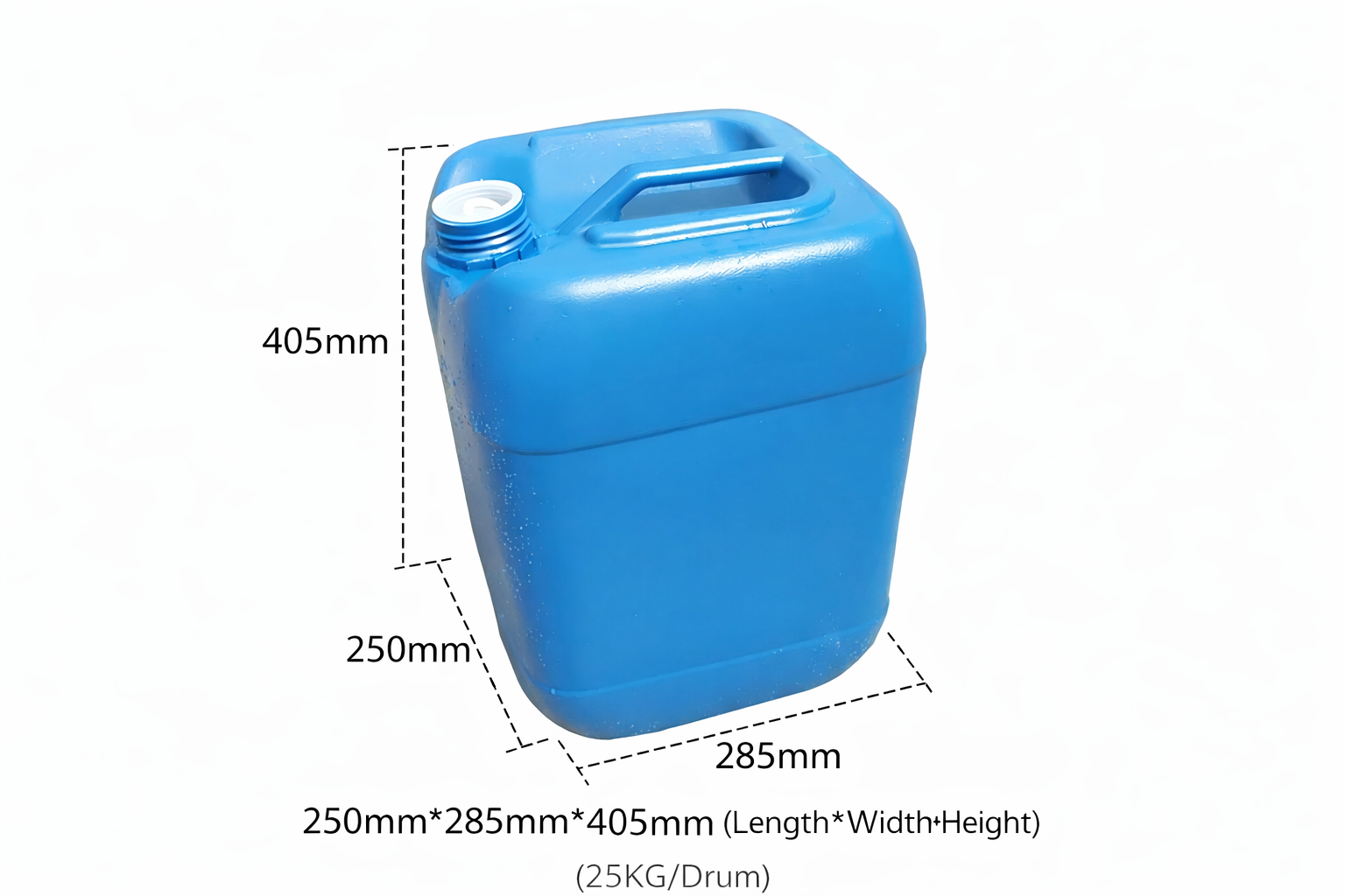 25kg plastic drum packaging for INVINO industrial fatty alcohol emulsion trial batch supply