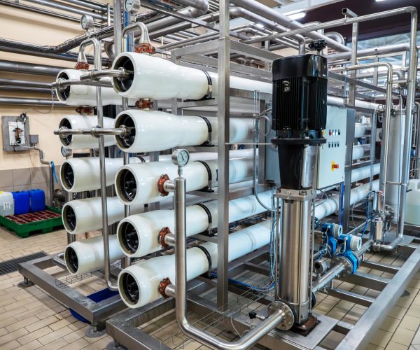 Industrial Seawater Reverse Osmosis (SWRO) desalination plant membrane system
