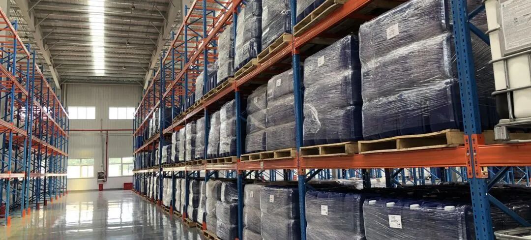 INVINO industrial fluid chemicals warehouse storage facility with bulk packaging options